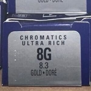 Redken Chromatics Ultra Rich Color 8G hair color gold